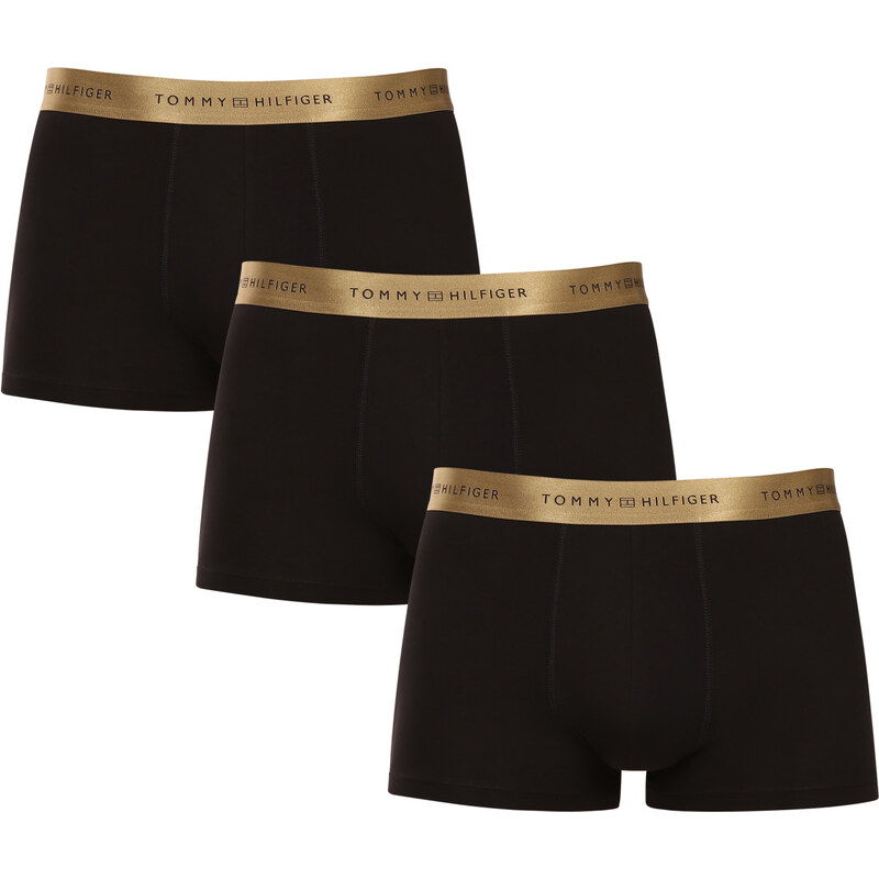 3PACK pánské boxerky Tommy Hilfiger černé (UM0UM03411 0R2)