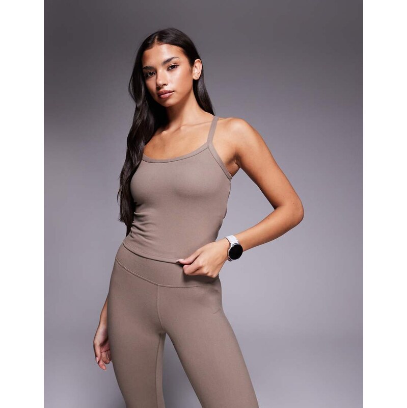 Puma Train all day 2 in 1 tank top in brown 110648163
