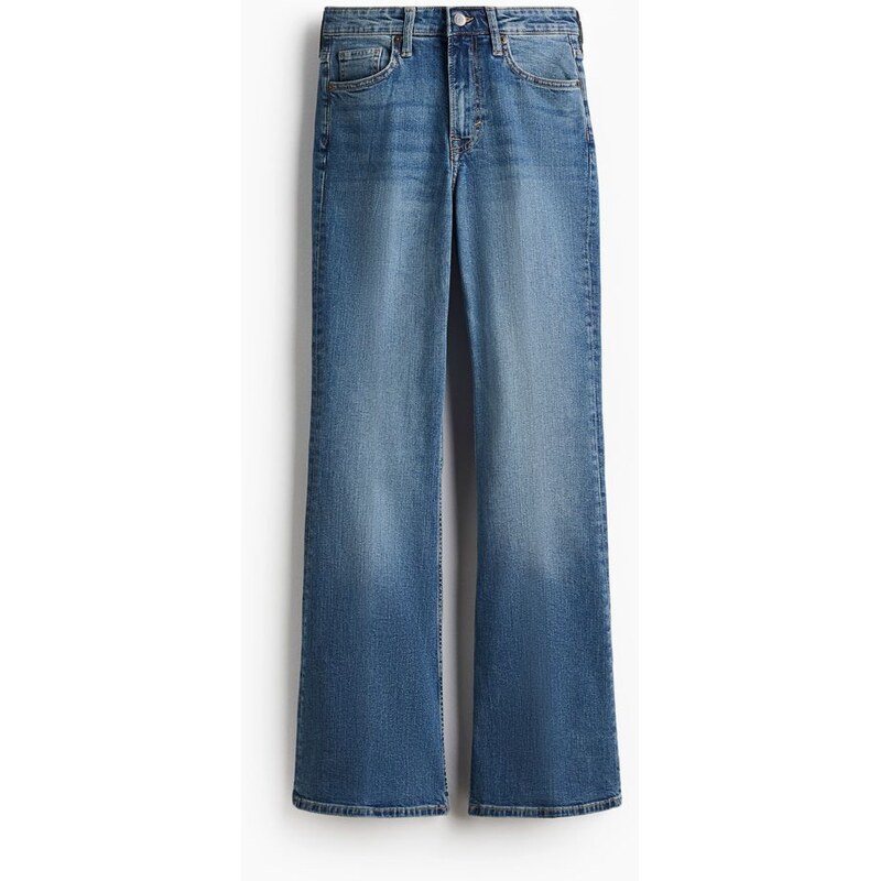 H&M - Flared High Jeans - Denim Blue