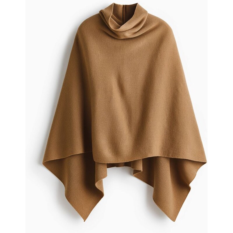 H&M - Pelerínas rolákem - béžová 110557234
