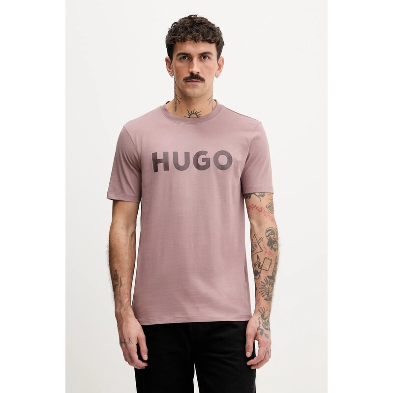 HUGO tričko pánské bavlněné Dulivio