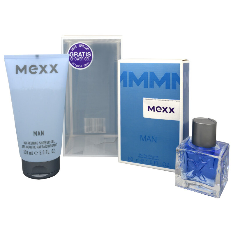 Mexx Man - toaletní voda s rozprašovačem 50 ml + sprchový gel 150 ml