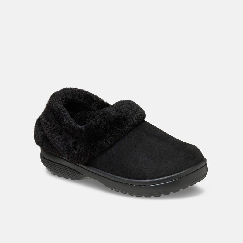 Crocs Classic Unfurgettable Sueded Clog Black