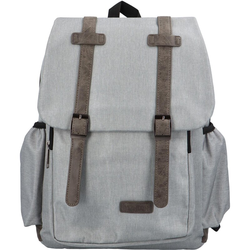 CenturyBag Stylový univerzální látkový batoh Neda, šedá