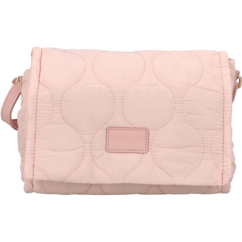 Delami Pohodová dámská prošívaná crossbody Andrela, růžová 110583420