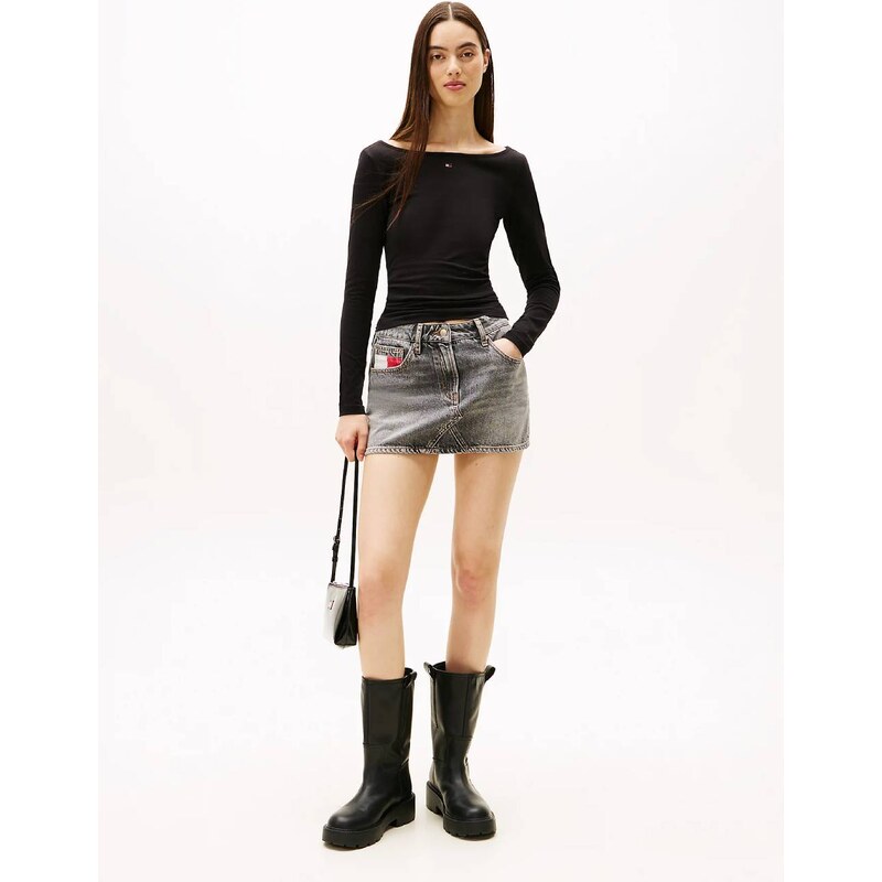 Tommy Jeans dámské černé tričko