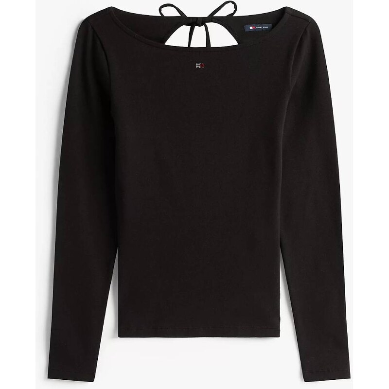 Tommy Jeans dámské černé tričko
