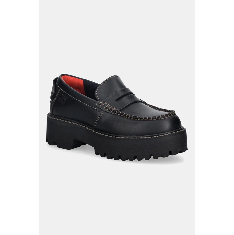 Tommy Jeans Kožené mokasíny Tommy Jeans ARCHIVE 01 LOAFER