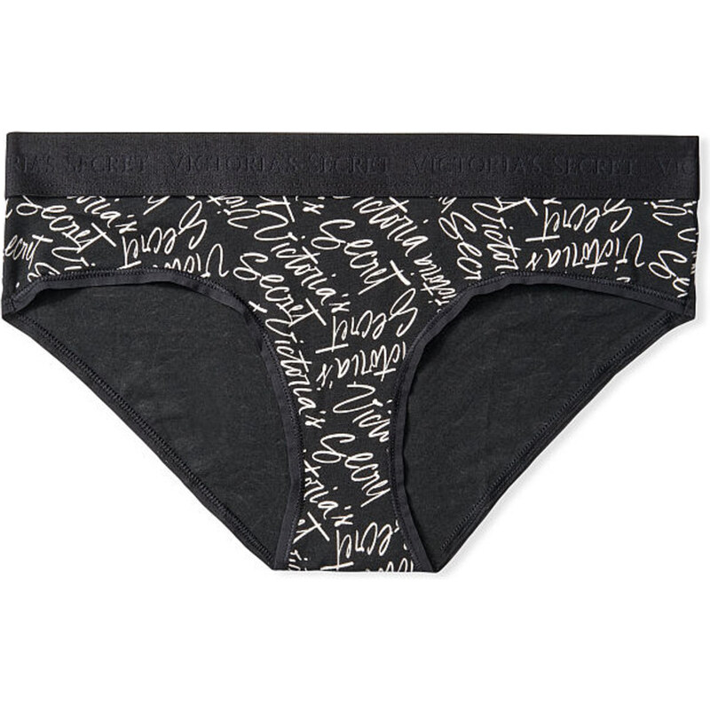 Victorias secret kalhotky klasické Bikini VS signature černé VELIKOST 63703148