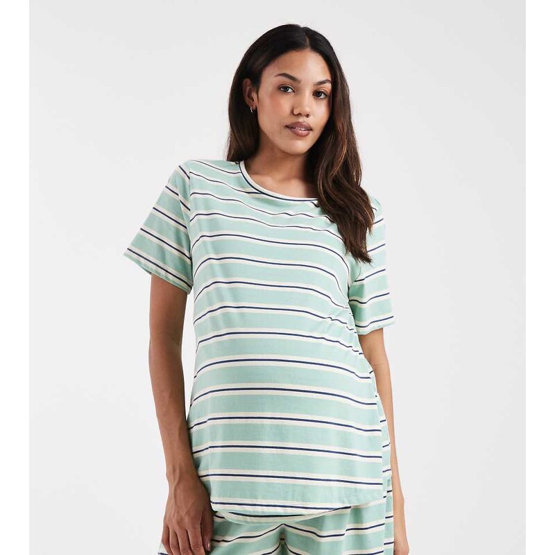 ASOS Maternity ASOS DESIGN Maternity mix & match boxer pyjama short in 115515737