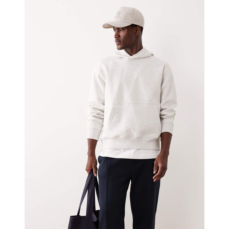 Abercrombie & Fitch YPB pull on hoodie in light grey