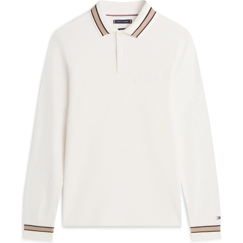 TOMMY HILFIGER Tričko béžová / režná / černá