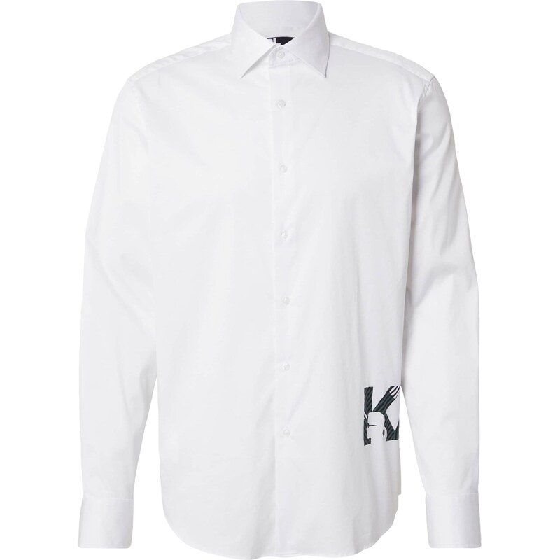 Karl Lagerfeld Košile zelená / černá / bílá