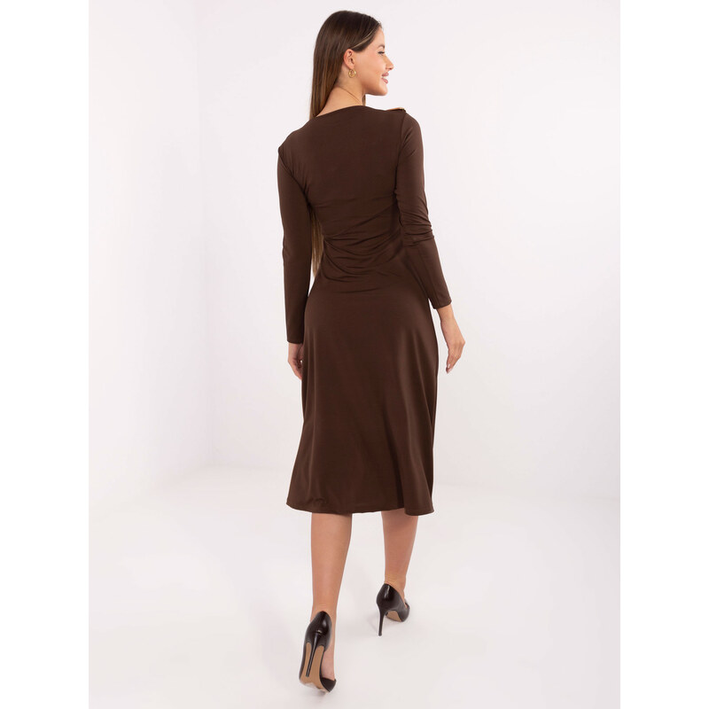 Italy Moda Dress-IT-SK-21900.00-brown