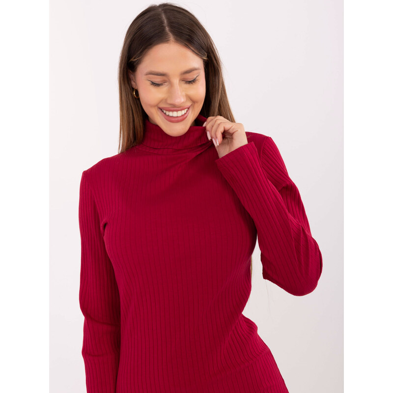 RUE PARIS Dress-RV-SK-A1048.83-burgundy