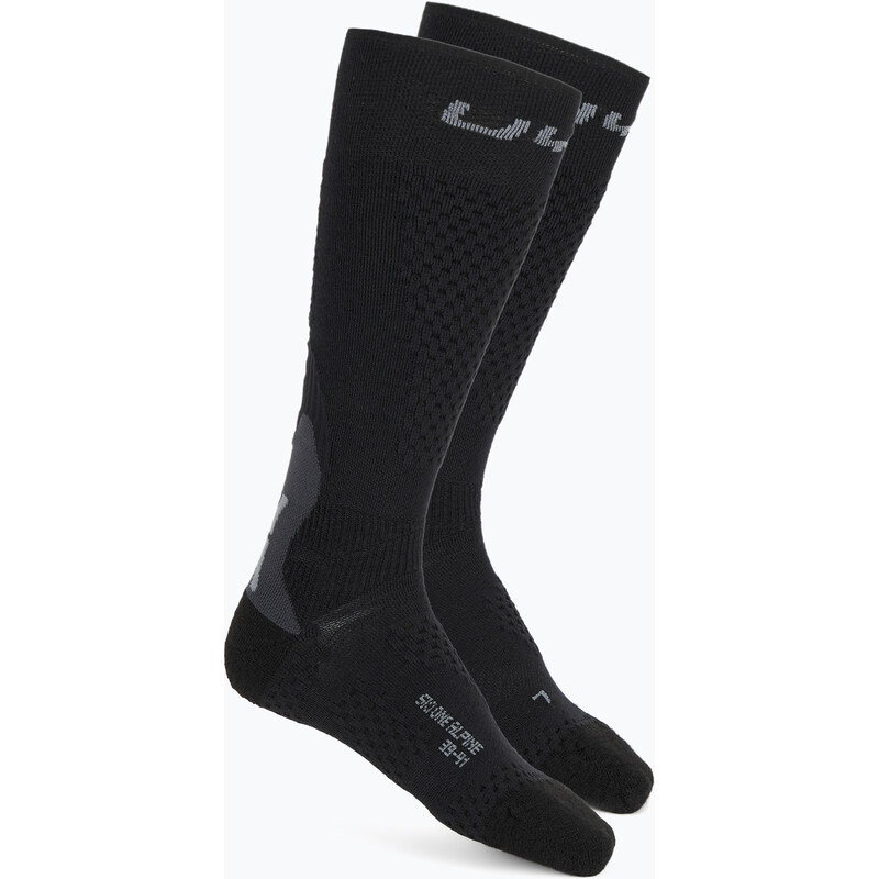 Pánské lyžařské ponožky UYN Ski One Alpine Merino black/grey 118443031