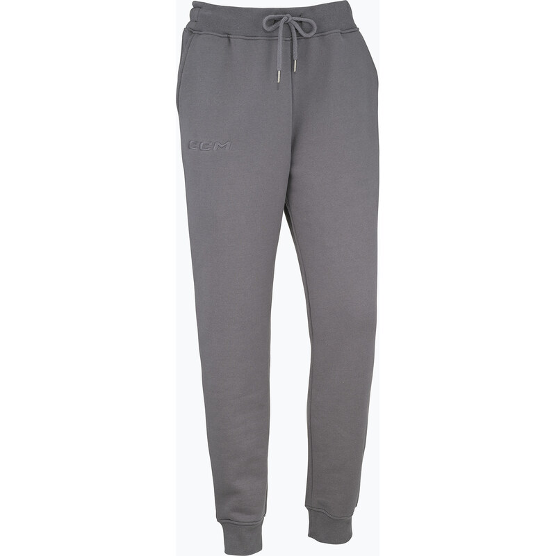 Dámské tepláky CCM Core Cuffed Jogger SR dark grey heather