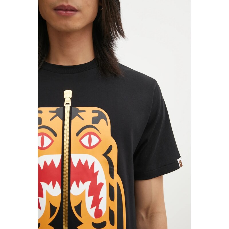 Bavlněné tričko A Bathing Ape Colors Tiger