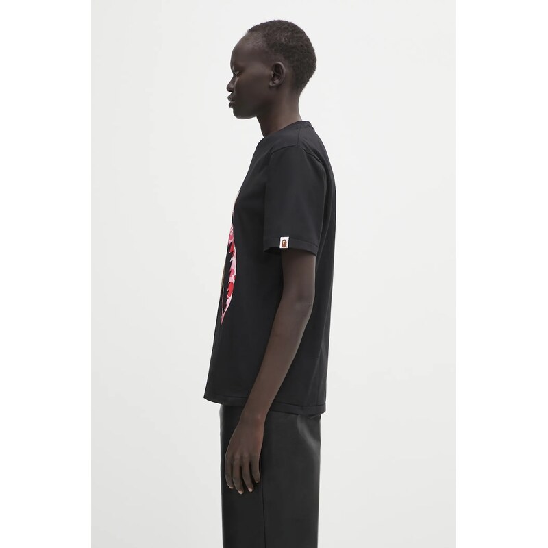 Bavlněné tričko A Bathing Ape ABC Camo Shark