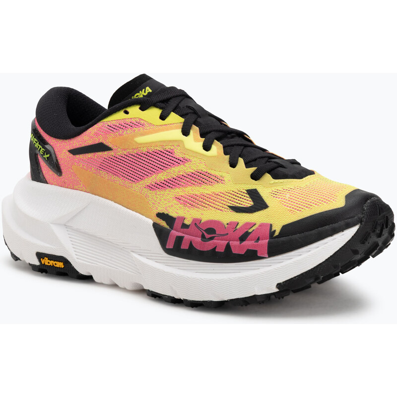 Pánské běžecké boty Hoka Mafate X neon hoka citrus/neon rose