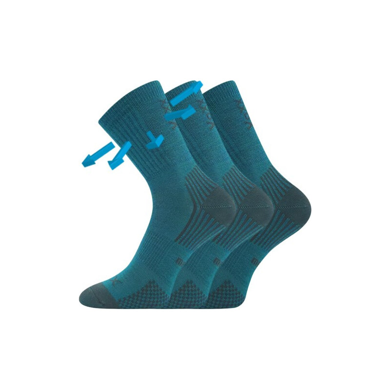 3PACK dětské ponožky Voxx merino zelené (Optimalik) 20/24 110607322