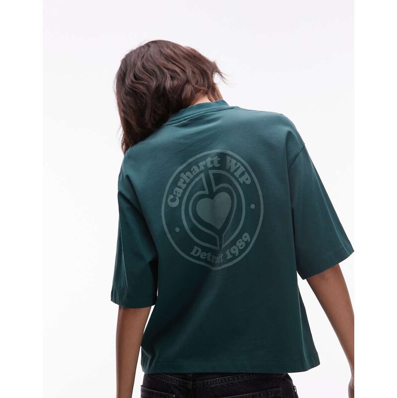 Carhartt WIP modality oversized t-shirt in green 110619728