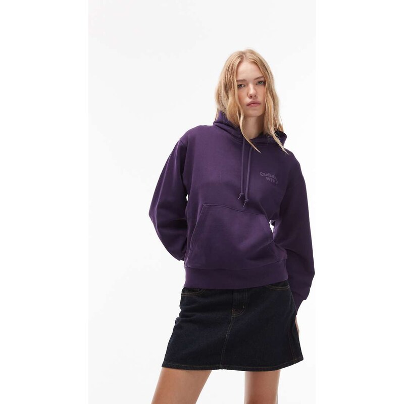 Carhartt WIP modality hoodie in purple 110609221