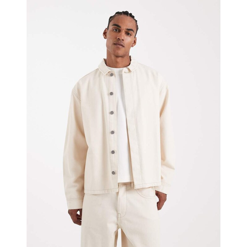 ASOS DESIGN Circular Design Collection co-ord heavyweight denim
