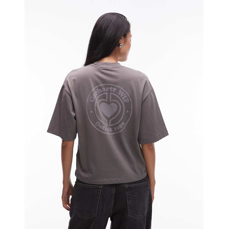Carhartt WIP modality oversized t-shirt in grey 110610126