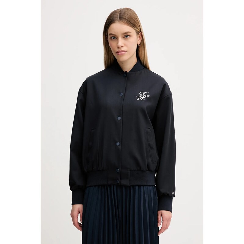 Bomber bunda s příměsí vlny Tommy Hilfiger 110609466