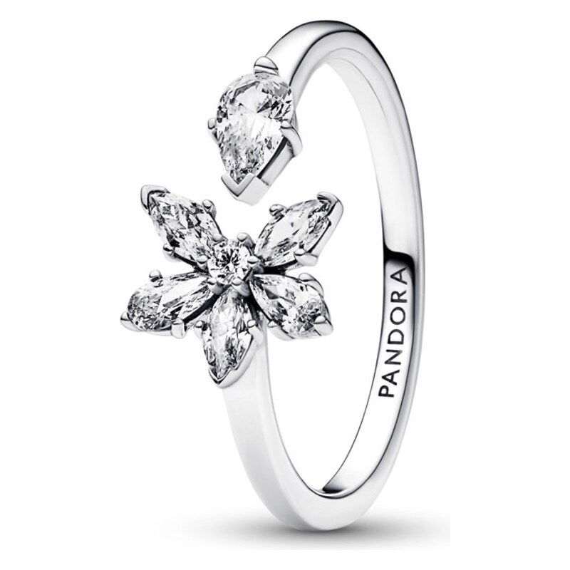 PANDORA otevřený prsten Třpytivý herbářový shluk 92572557