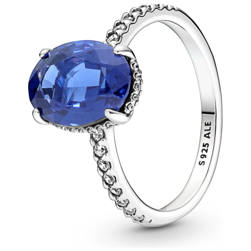 PANDORA prsten Třpytivý výrazná aureola 92658340