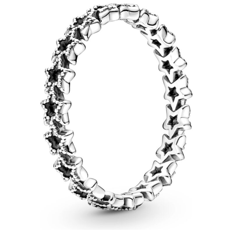 PANDORA prsten Pás třpytivých asymetrických hvězd 92658337