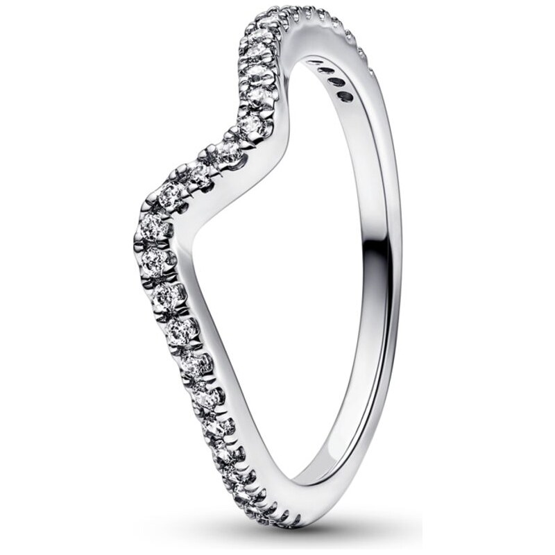 PANDORA třpytivý zvlněný prsten 92658517