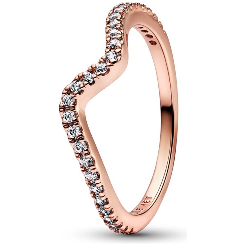 PANDORA prsten Třpytivá vlna 92658524