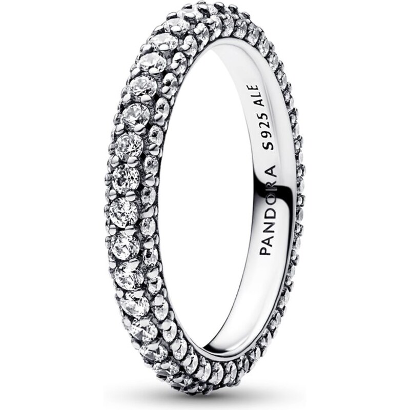 PANDORA prsten s jednou řadou pavé 92658533