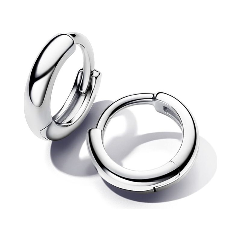 PANDORA Stříbrné malé kruhové náušnice 92818585