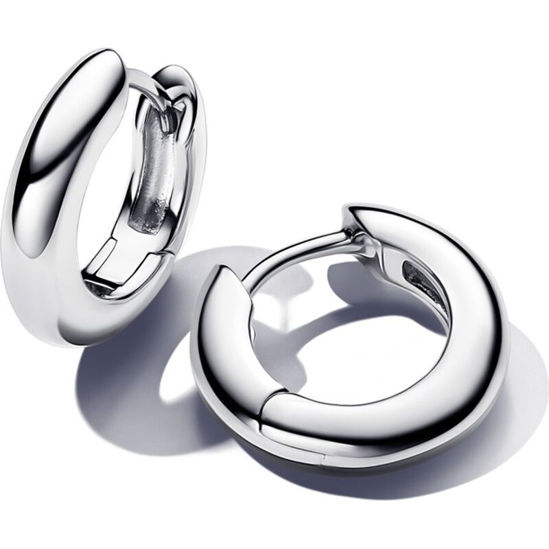 PANDORA Stříbrné kulaté kruhové náušnice 94238842