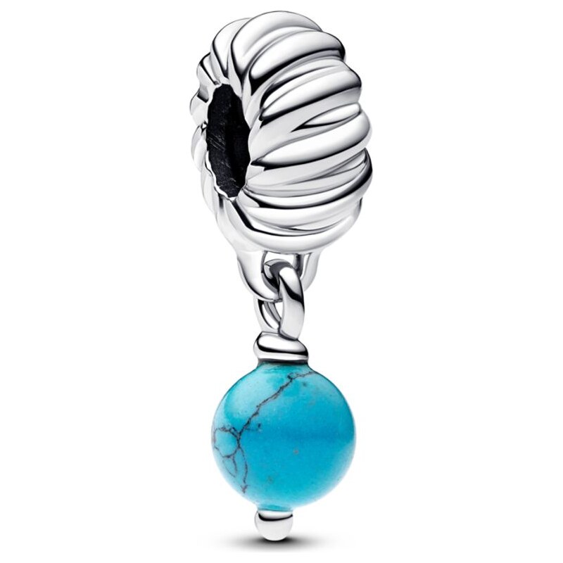 PANDORA Visací tyrkysový přívěsek 106259312