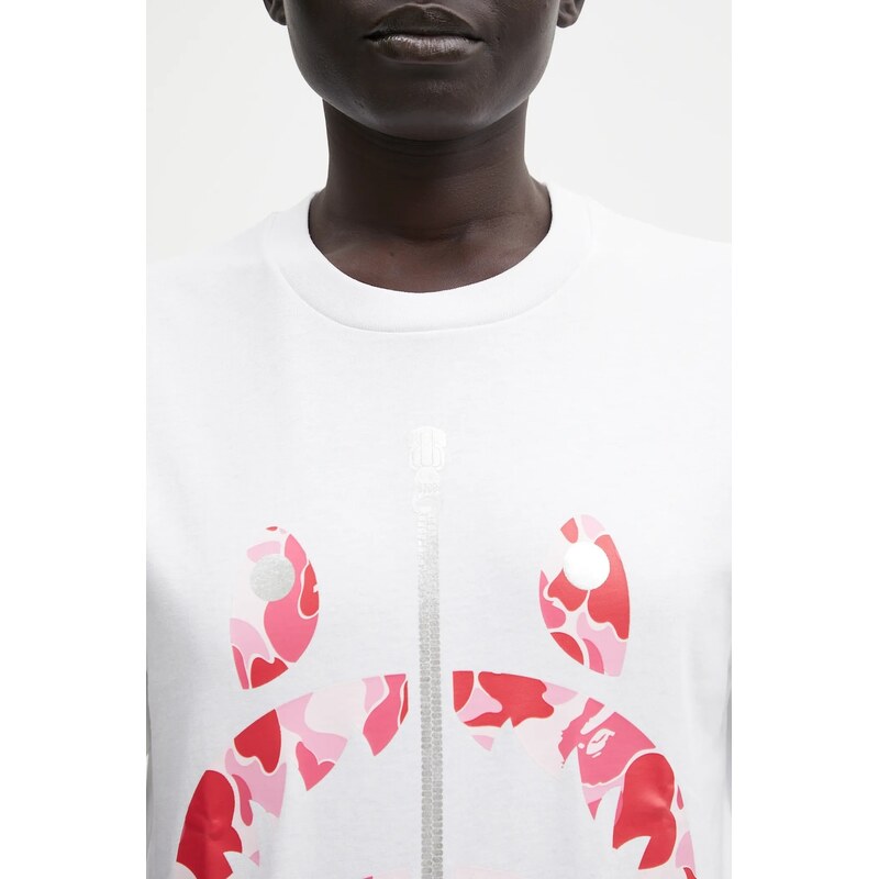 Bavlněné tričko A Bathing Ape ABC Camo Shark