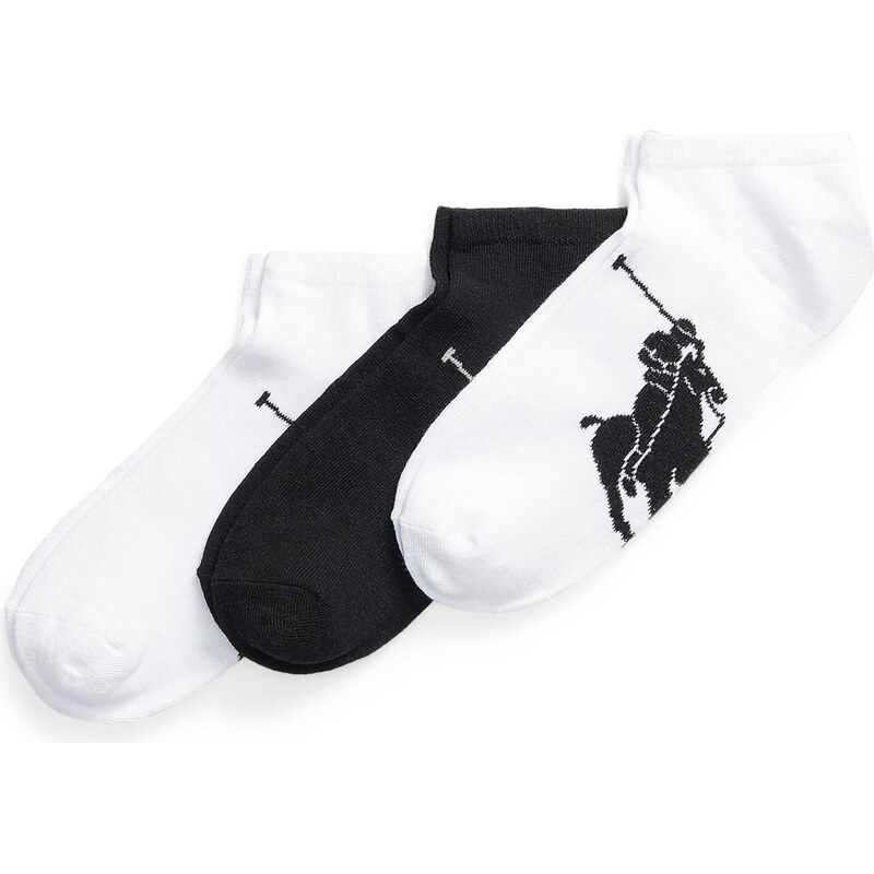 Polo Ralph Lauren Ponožky černá / bílá