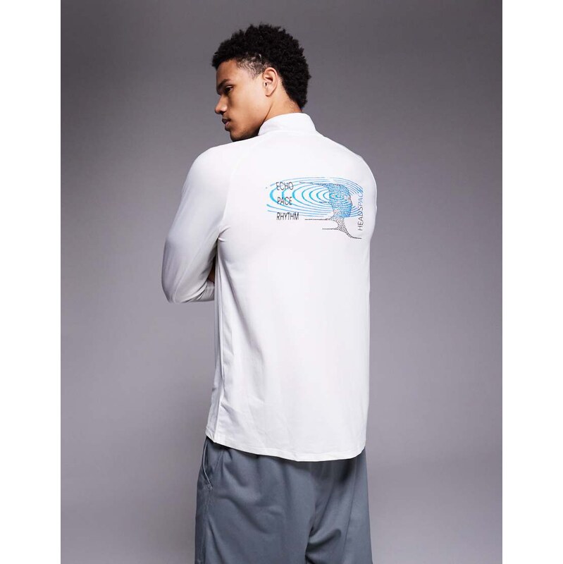 Nike Running Stride Energy Dri-FIT half zip long sleeve top in