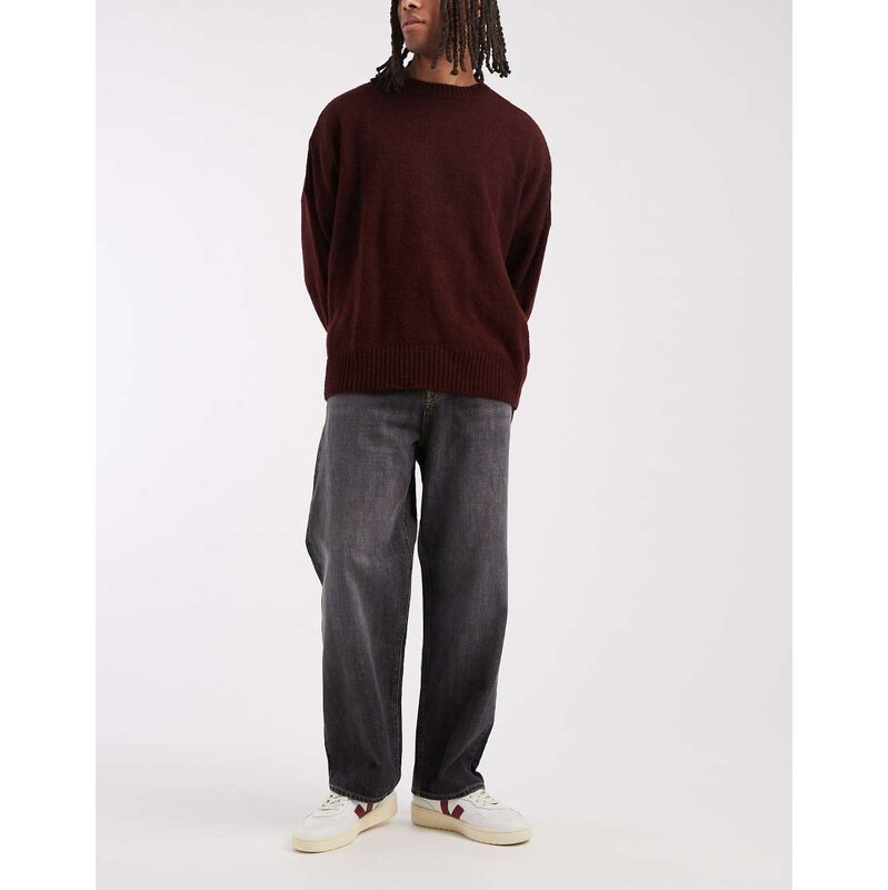 Jack & Jones Alex baggy jeans in grey wash