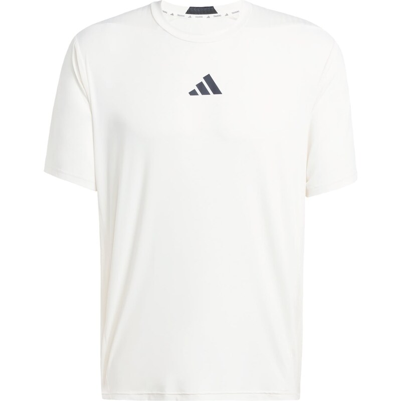 ADIDAS PERFORMANCE Funkční tričko 'Designed For Training' černá / bílá