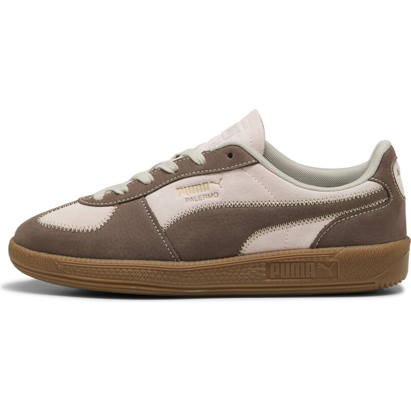 PUMA Tenisky Palermo Wine Club béžová / čokoládová / zlatá