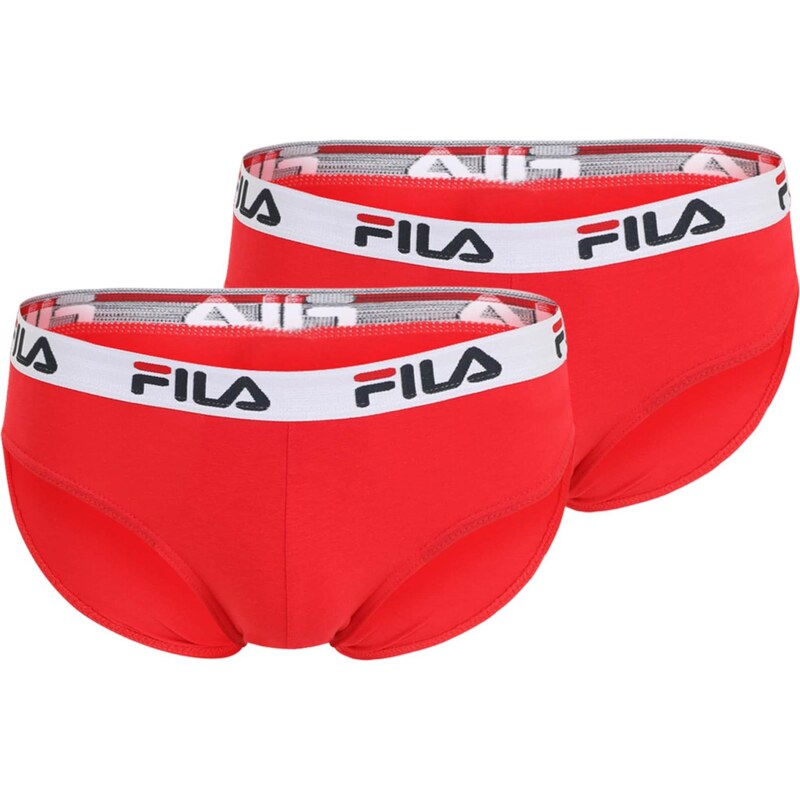 FILA Slipy červená / černá / bílá