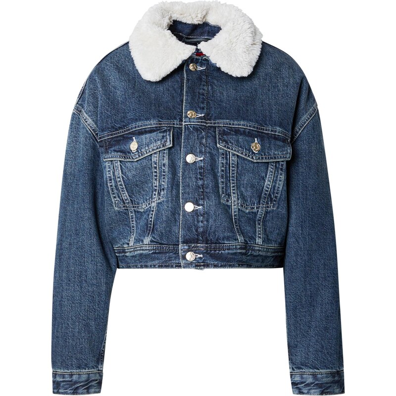 Tommy Jeans Přechodná bunda modrá džínovina 110618390