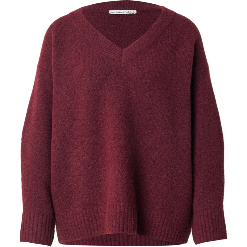 Abercrombie & Fitch Svetr burgundská červeň