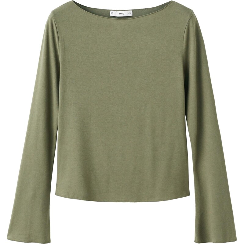 MANGO Tričko ANI khaki