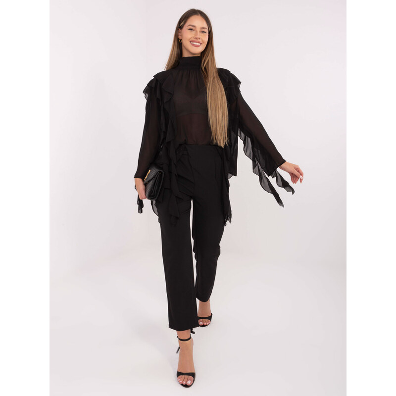 Factory Price Blouse-PM-BZ-J1005.25-black 110620545